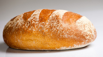 Fresh natural wheat bread