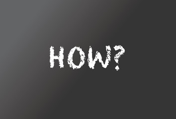 Chalkboard with text