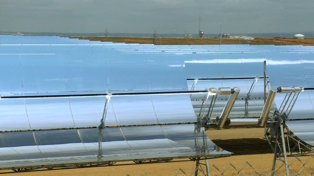 Parabolic Trough Solar Energy Panels