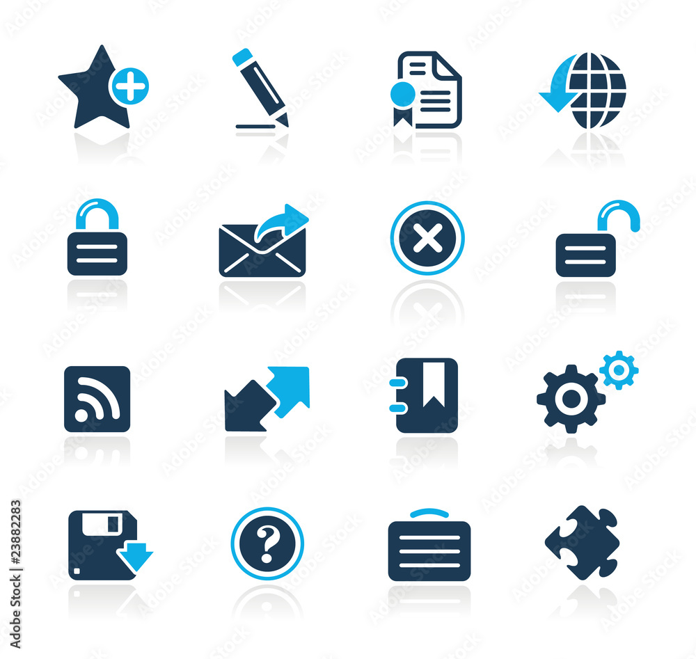 Poster web site & internet plus // azure series