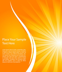 Sunburst vector background