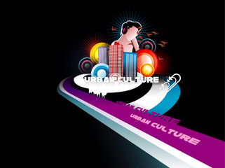 urban music vector illustration © chispas