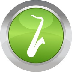 Naklejka premium bouton saxophone