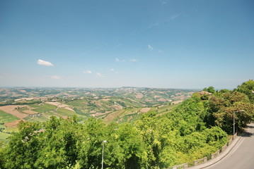 panorama sulle colline