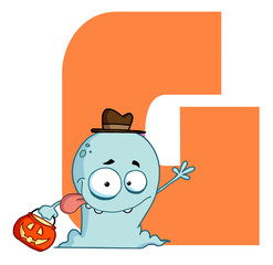 Funny Cartoons Alphabet-G