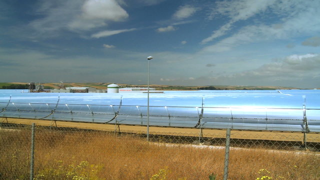 Parabolic Trough Solar Energy Panels