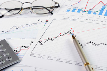 charts and graphs of sales