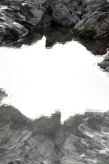 beach rocks on the sea shore