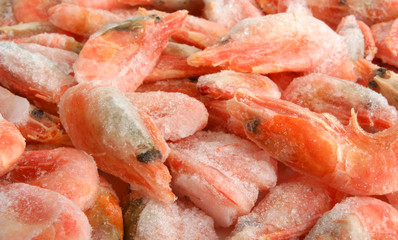 Frozen shrimps