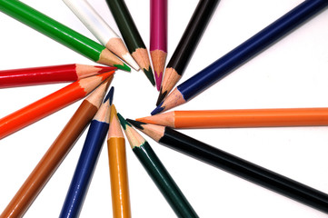 Naklejka premium Color Pencils