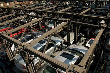 Stack parking in urban space