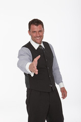 Mr. Cash reicht die Hand