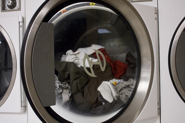 Clothes in a Dryer