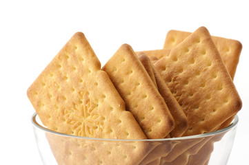 Crackers in bowl