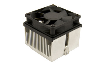 cooler de processador em fundo branco