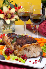 Sage Mustard Roast Tenderloin Pork