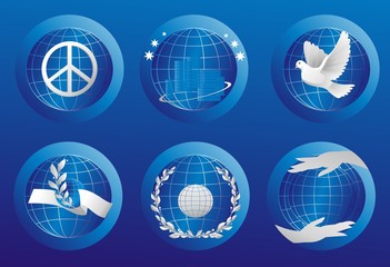 World and freedom symbolics