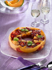 aspic de melon, aspic di melone