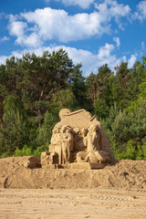 IV International Gdansk Plener sculptures made of sand