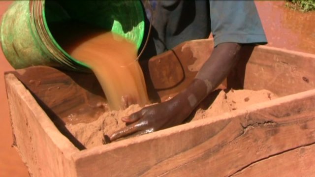 minatori bambini in Africa