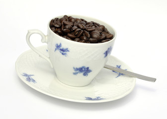 Roasted coffee beans