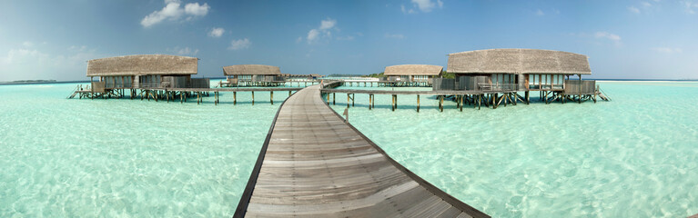 Obraz premium Overwater Villa on the lagoon