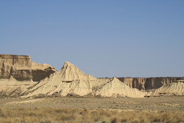 Desierto de las Bardenas Reales, Navarra, España.
