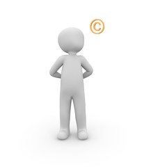 copyright symbol figure