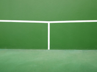 Tennis training wall