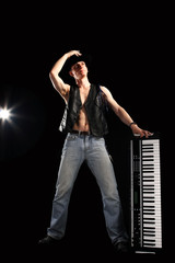 young musician, a pianist