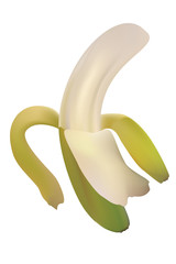 Banana. Vector.