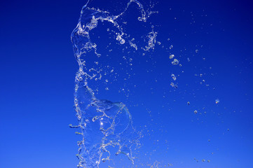 bright splash of water