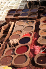 Tannery in Fez, Morocco