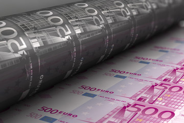 Printing Euro banknotes