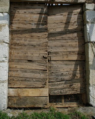 vieille porte en bois