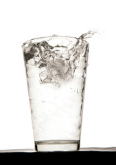 water with ice
