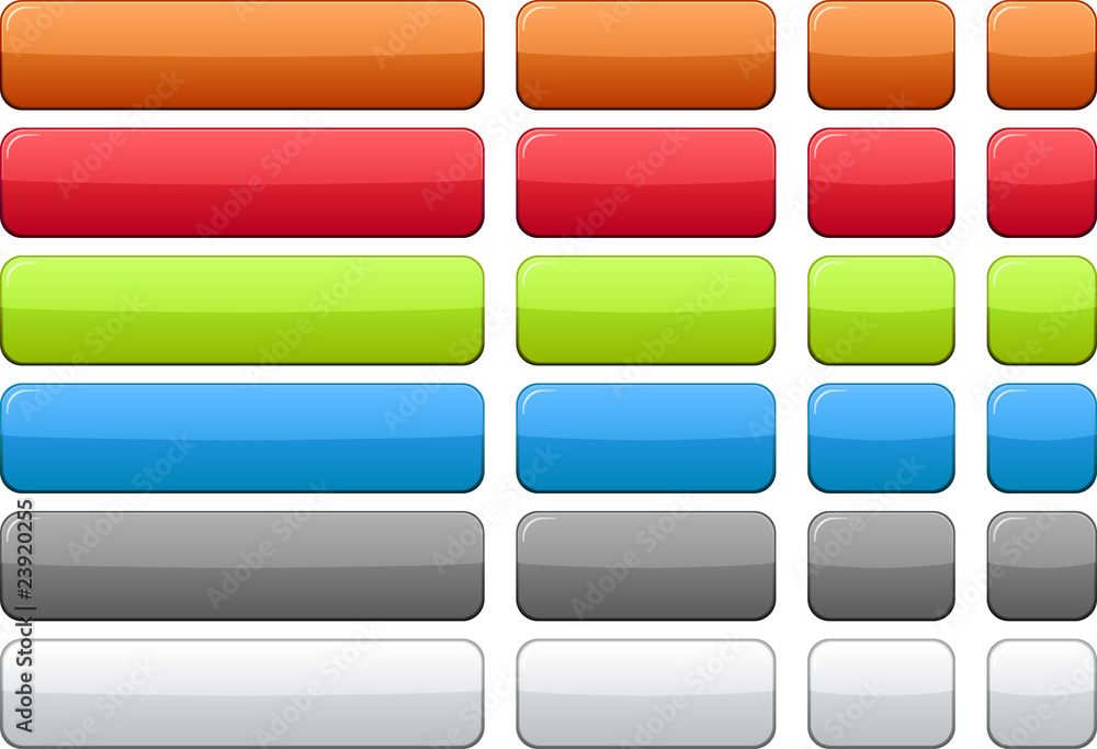 Sticker Color blank buttons.