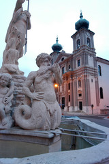 Naklejka premium Chiesa di San Ignazio a Gorizia - Friuli Venezia Giulia
