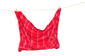 shirt on a clothesline