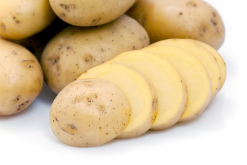 Pomme de terre tranchée