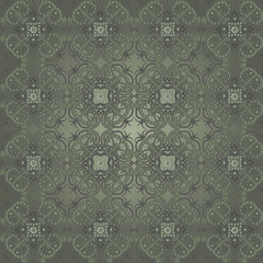 Seamless background with vintage decorative patterns.