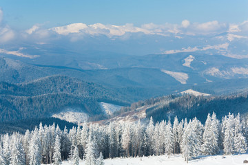 winter mountain landscape
