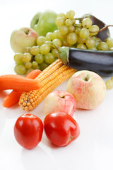 fresh vegetables and fruits