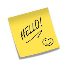 Post-it HELLO! © teracreonte
