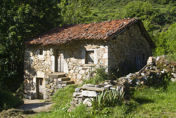 Casa de pueblo asturiana