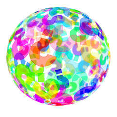 question marks background