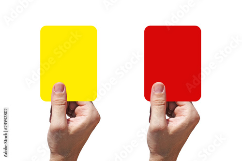 "Gelb-Rote Karte" Stockfotos und lizenzfreie Bilder auf Fotolia.com