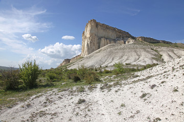 Crimea, a mountain is the White cliff