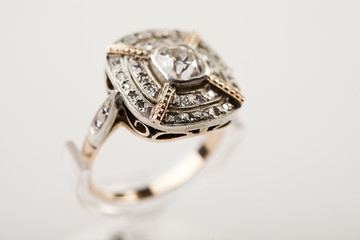 Ring with diamond