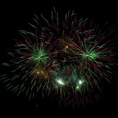 Fototapeta premium A beautiful fireworks